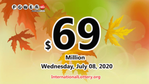 强力球（Powerball）头奖在2020年7月8日上升至6900万美元。