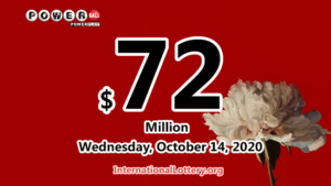 目前Powerball奖金达到7200万美元；新一位百万富翁诞生，奖金为100万美元。